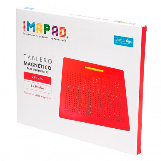 Juegos Imapad Tablero Rojo y Lápiz Mágnetico