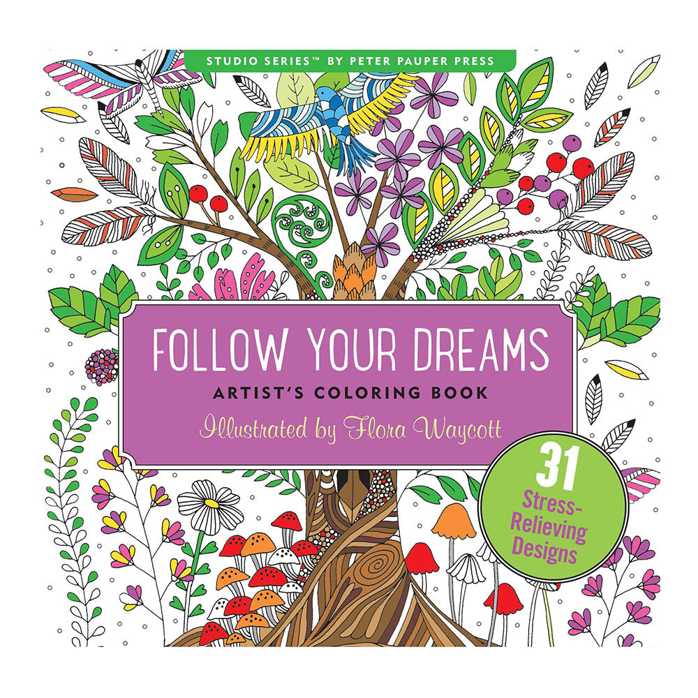Libro para Colorear - Follow Your Dreams