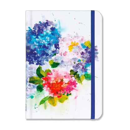 Libreta Hortensias Acuarela