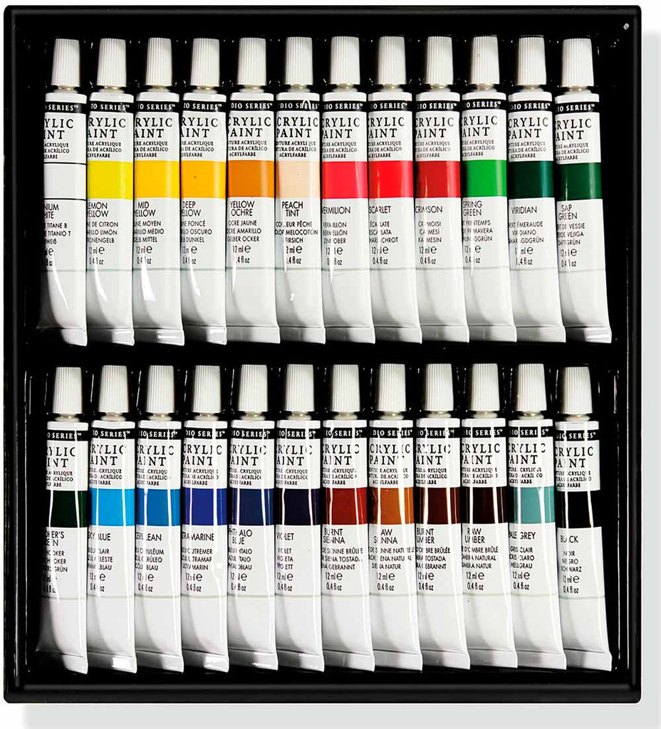 Set Acrílicos Peter Pauper 24 colores 12ml