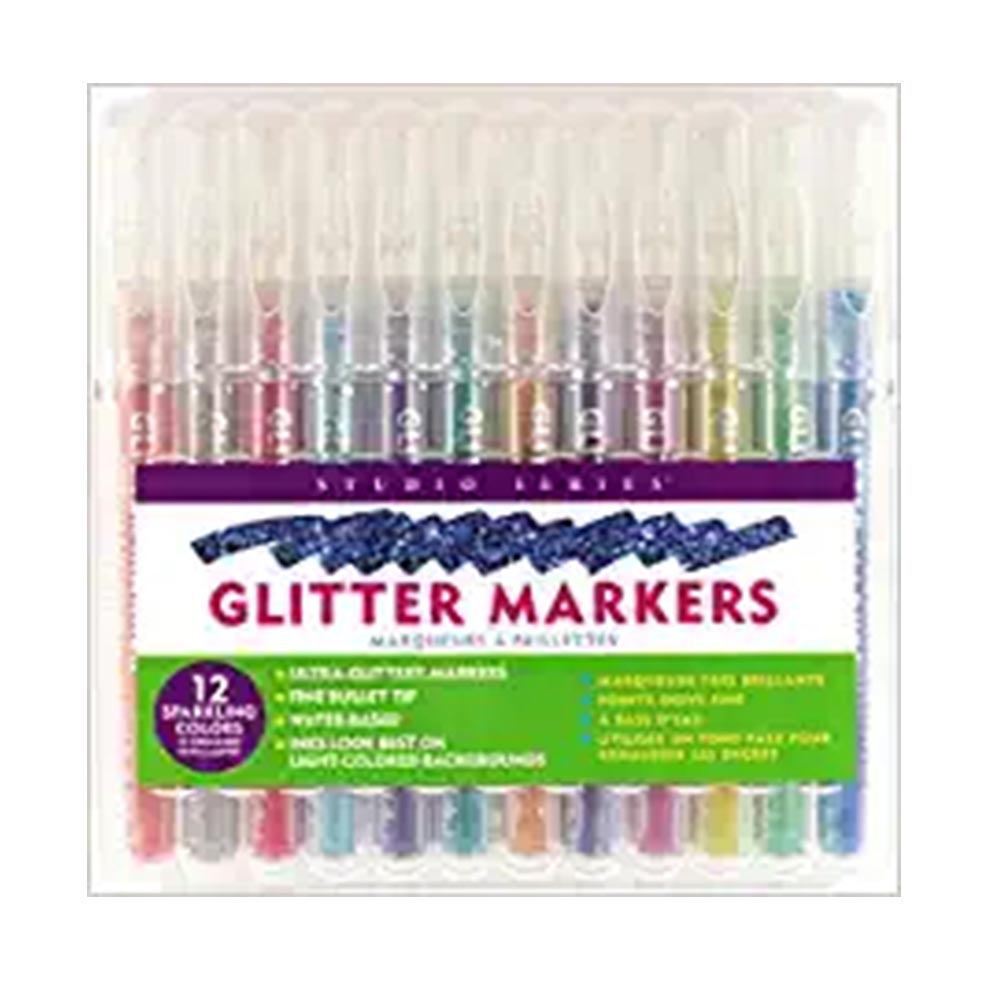 Marcadores Glitter - Set de 12