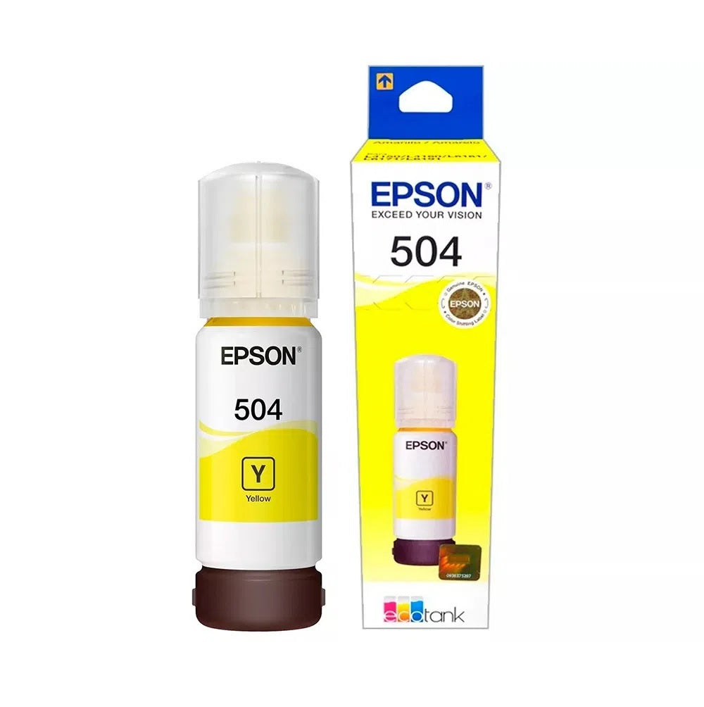 Tinta-Botella T504 Amarillo EcoTank 70 ml Epson