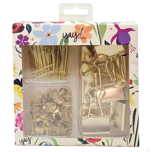 Set Escritorio Clips y Pins Meadow