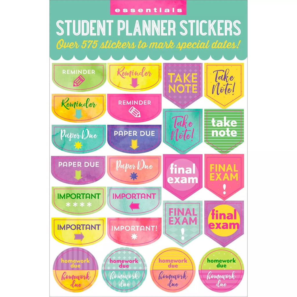 Set Stickers Planificación Student
