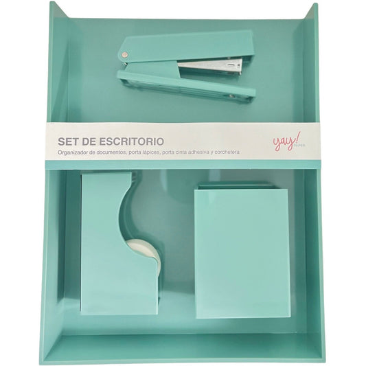 Set Escritorio Menta