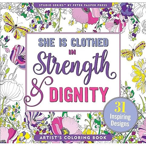 Libro para Colorear Strength & Dignity